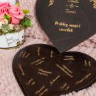 Szív alakú puzzle 14 dolog, amit szeretek benned, dió