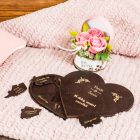 Szív alakú puzzle 14 dolog, amit szeretek benned, dió