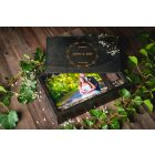 Nagy fénykép + USB tartó fadoboz, 150x230 mm-es, dió