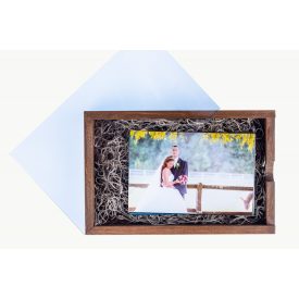 Kis fadoboz 125x180 mm-es, gesztenye