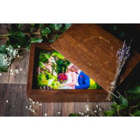 Kis fadoboz 125x180 mm-es, mahagóni