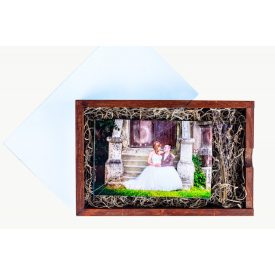 Kis fadoboz 125x180 mm-es, mahagóni