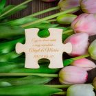 Köszönetajándék puzzle, natúr