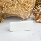 Gravírozható fa pendrive 16Gb, fehér