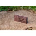 Gravírozható fa pendrive 128Gb, vörös mahagóni